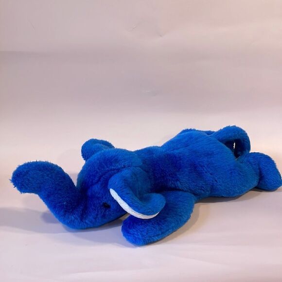 Ty Other - Peanut the Royal Blue Elephant 1998 Good Used Condition W Tush Tag Beanie Buddy